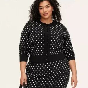 NWT KATE SPADE TARGET X POLKA DOT CARDIGAN